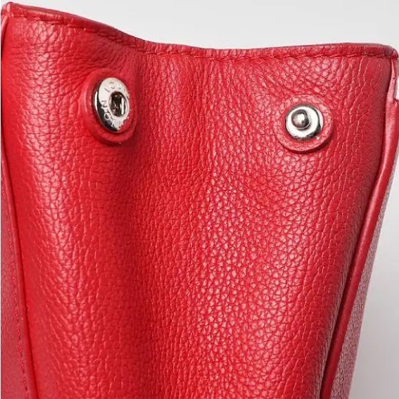 RARE Louis Vuitton Lockme 2 BB Leather red Handbag leather LIKE NEW - Picture 7 of 12